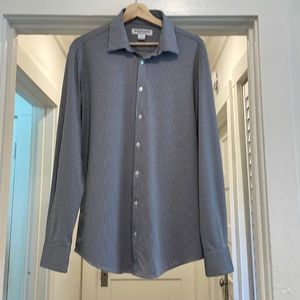 Black and White Mizzen and Main Performance Shirt Size M